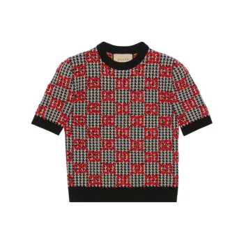 GUCCI GG jacquard Wool Top