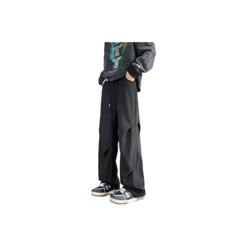 IXXAT Jeans Unisex Wasteland Blue Black Thickened Fleece