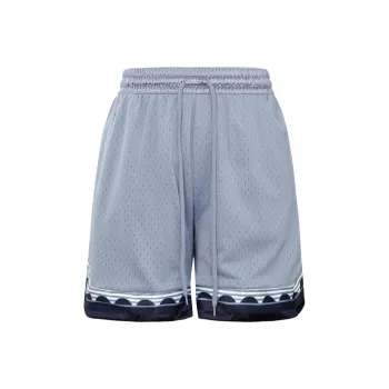 Nike Basketball Shorts Men Gray Blue