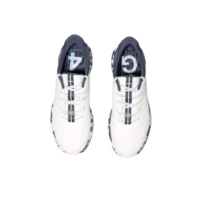 GFORE Anti Slip Wear Resistant Low Top Golf Shoes Men's White Blue-2
