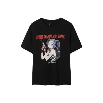 MEETLADY Elbow-Length Sleeved T-Shirt Women's