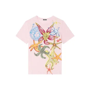 VERSACE T-Shirts Women's Pink