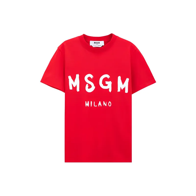 MSGM T Shirts Women's Red-0