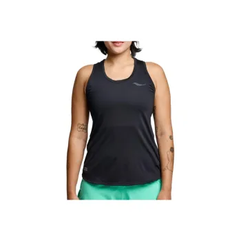 Saucony Stopwatch Singlet Tank Tops Women's Black