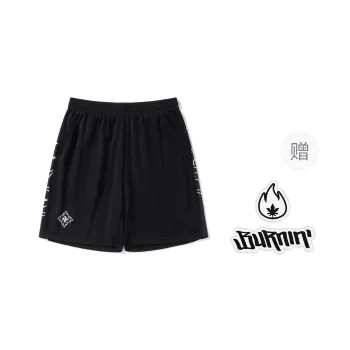 BURNIN Casual Shorts Unisex Black