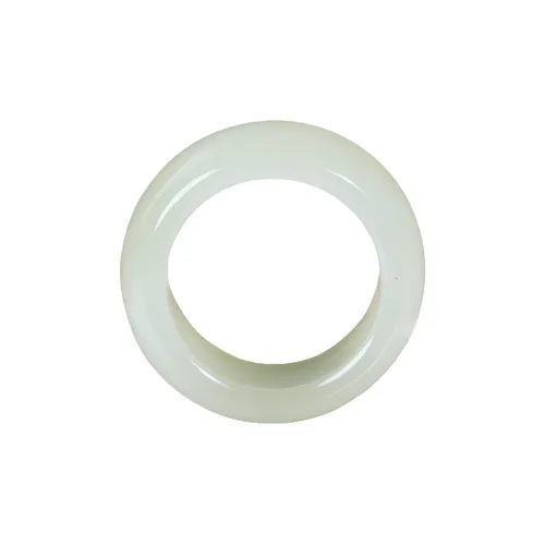 Jade Charm Yao Hetian Jade Rings Pale Greenish White Jade Unisex