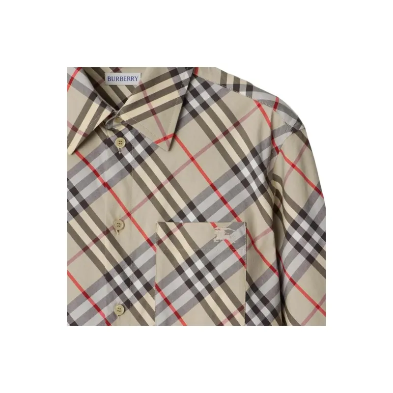 Burberry Check print Shirt-4