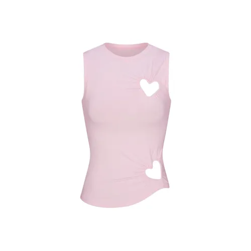 SKIMS Valentine's Day Collection SS25 Tank Tops Women's CHERRY BLOSSOM/Cherry Blossom Pink