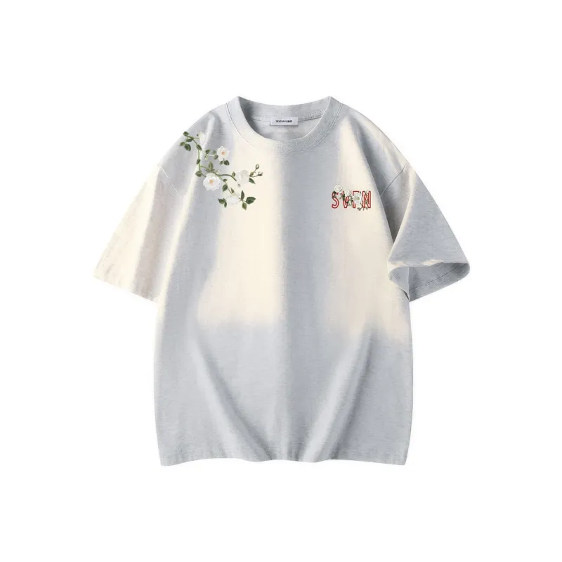 7 SEVFUN T Shirt Unisex Heather Gray Red-3