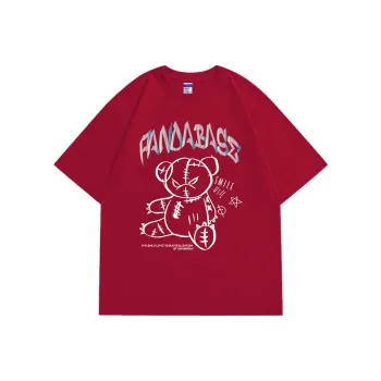 PANDA BASE Drop Shoulder Sleeve T-Shirt Women's
