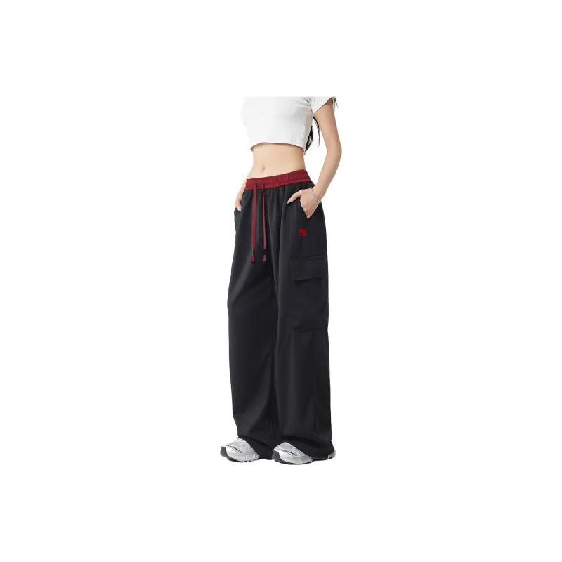 SIMPLE RIMLESS/SRME Casual Pants Unisex Black-0