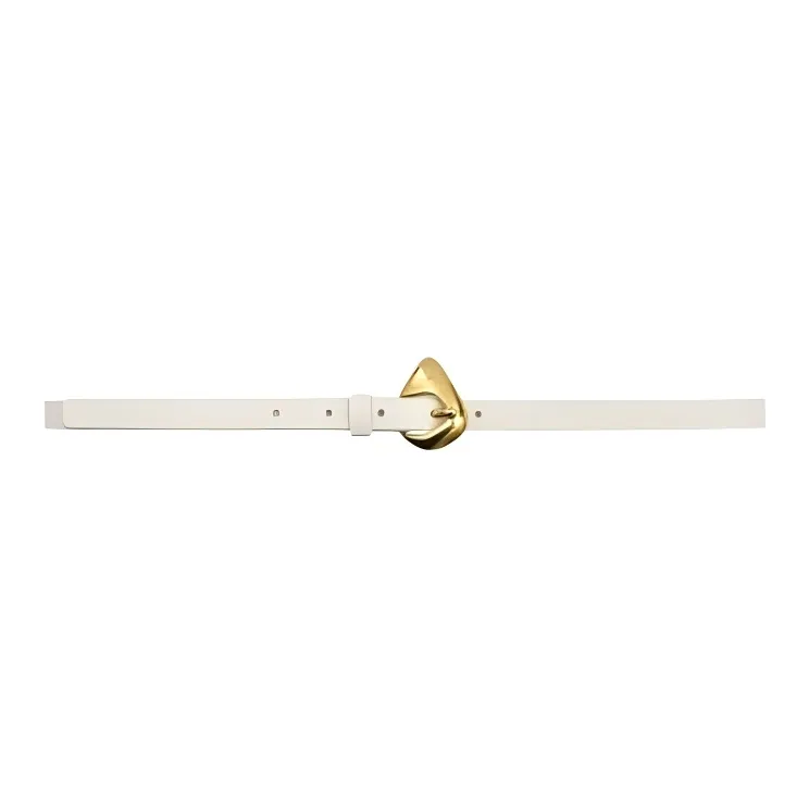 Bottega Veneta Leather Belts Women's White -0