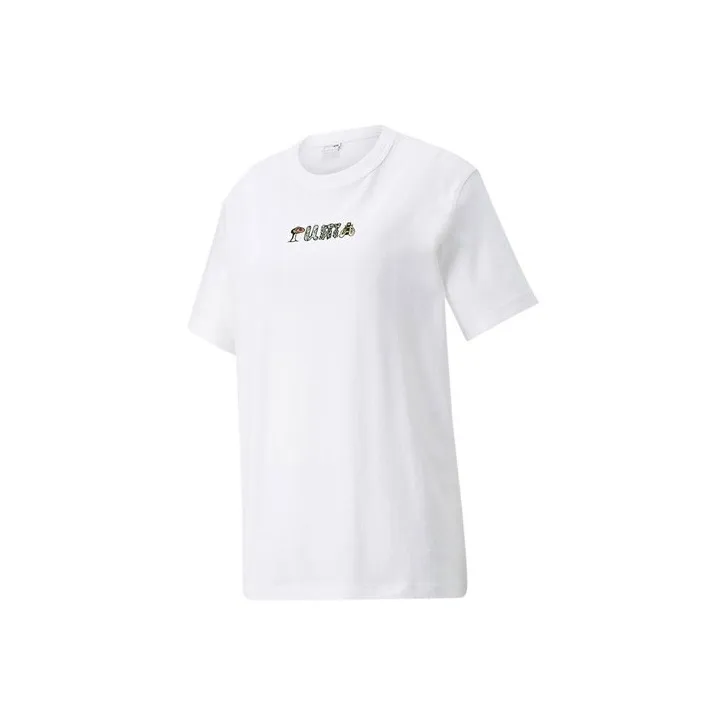 PUMA T Shirts Women's White-0