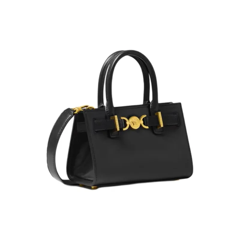 FANSIZHE Medusa '95 Calfskin Tote Bag, Shopping Bag, Shoulder Bag, Handbag Mini Women's Black-1