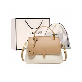 Bullrun Cow Leather Handbag Regular Women's Multicolor