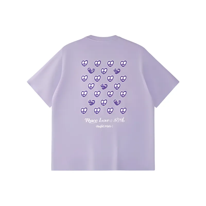 FILA FUSION FOB Series T Shirt Unisex Dream Light Purple-0