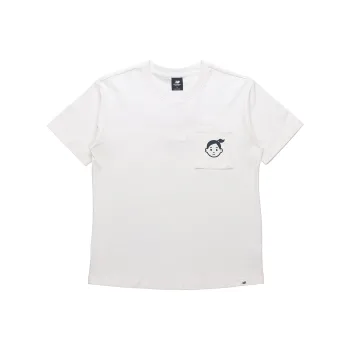 New Balance x Noritake Set in Sleeve T Shirt Women's White
