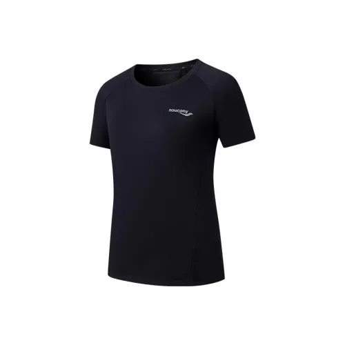 Saucony T-Shirts Women's Jet Black