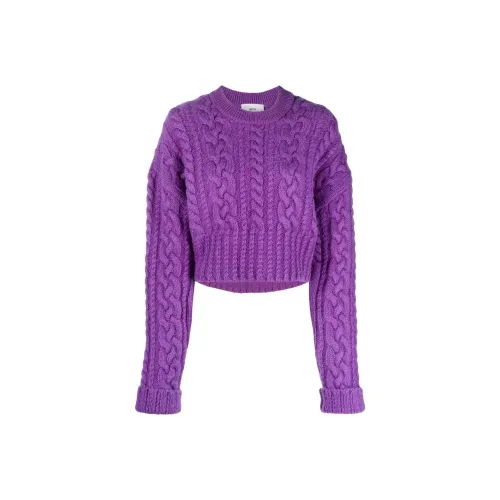 AMIPARIS Cable Knit Cropped Jumper