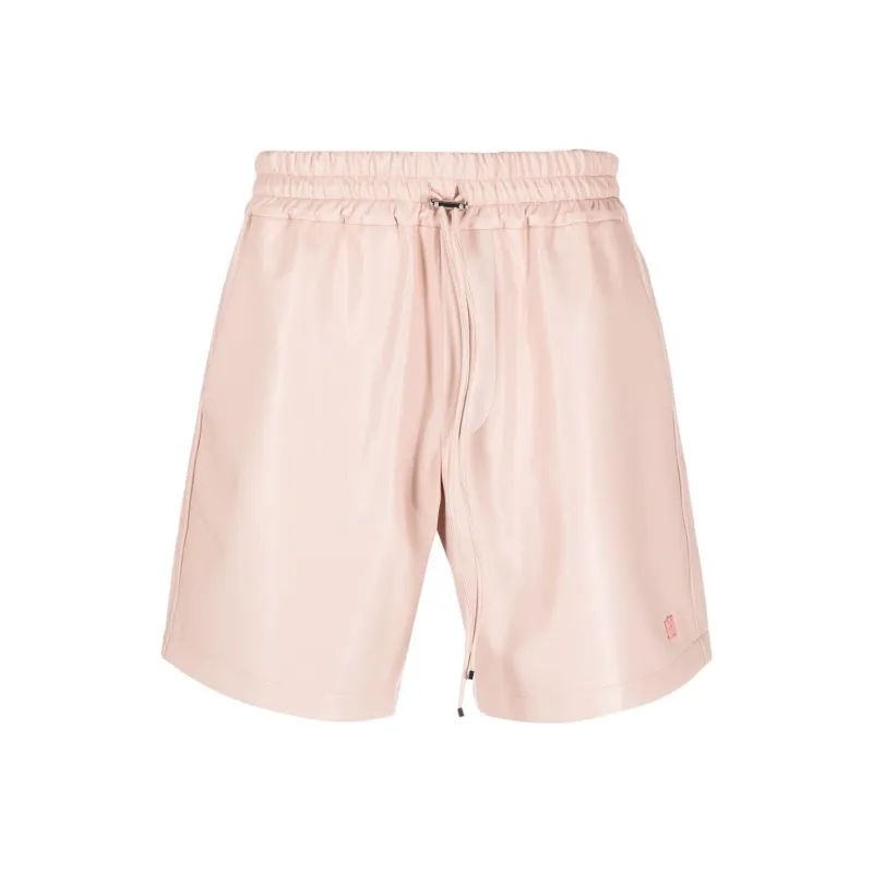AMIRI Vegan Leather Basketball Shorts-0