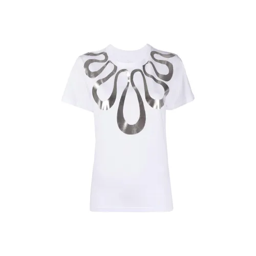 10 CORSO COMO Metallic Graphic print T shirt