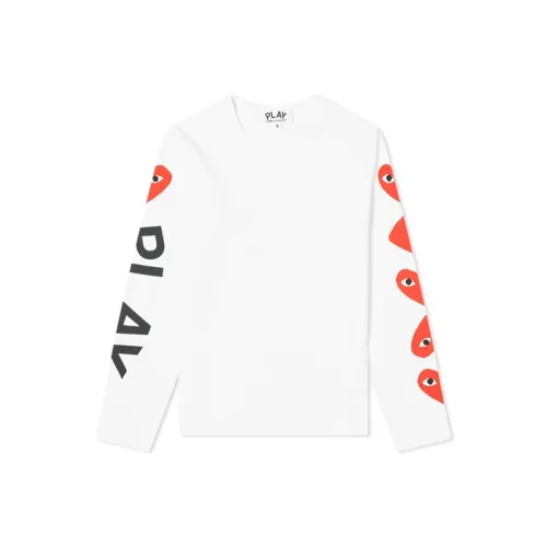 CDG Play T Shirts Women's White