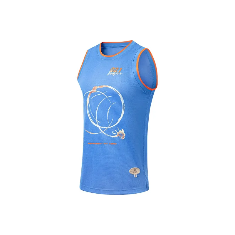 LINING Badfive Basketball Jerseys Men Bay Blue-0