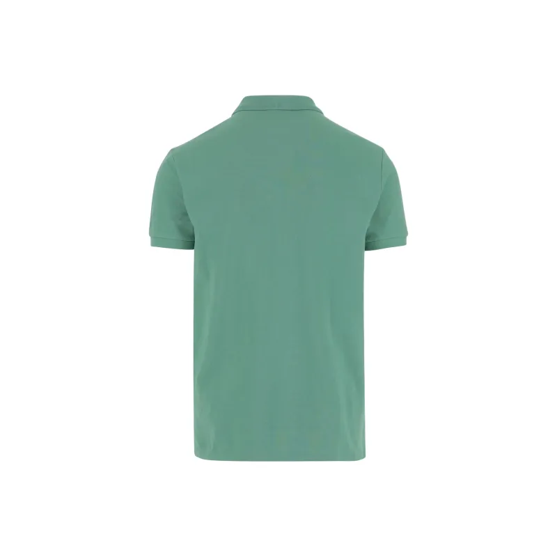 Polo Ralph Lauren Logo Embroidered Straight Hem Polo Shirt-1