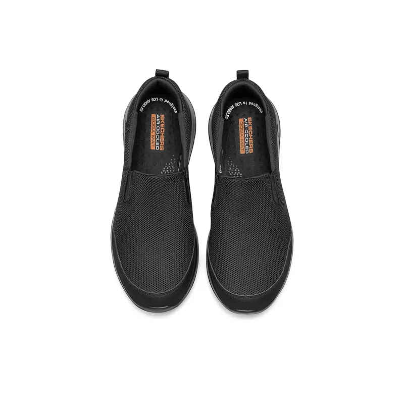 Skechers Go Walk Max Clinched 'Pure Black'-3