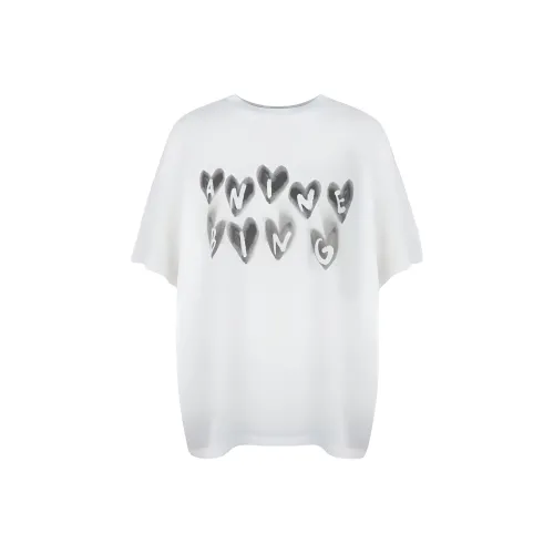 Anine Bing Cade Hearts Crewneck T Shirt