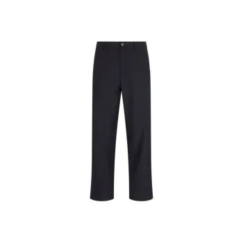 Sunflower Twist Pinstripe-pattern Wide-leg Trousers