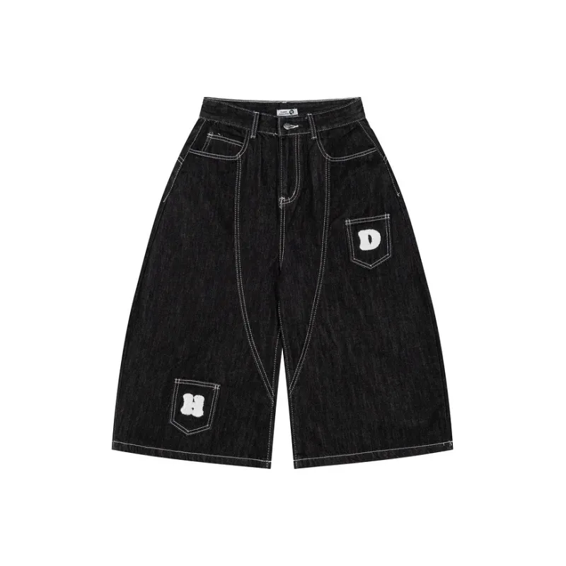 BONAS Denim Shorts Men-2