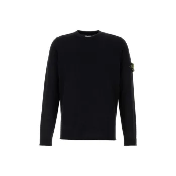 STONE ISLAND Logo Patch Crewneck Jumper