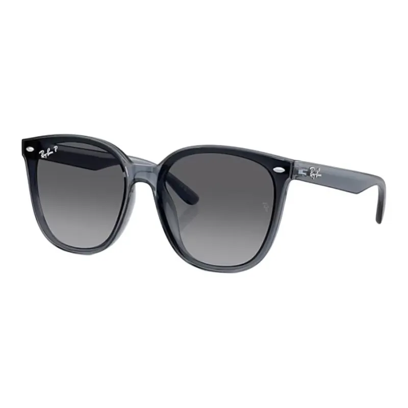 RayBan Injection Molded Irregular Shape Sunglasses Unisex Black-1