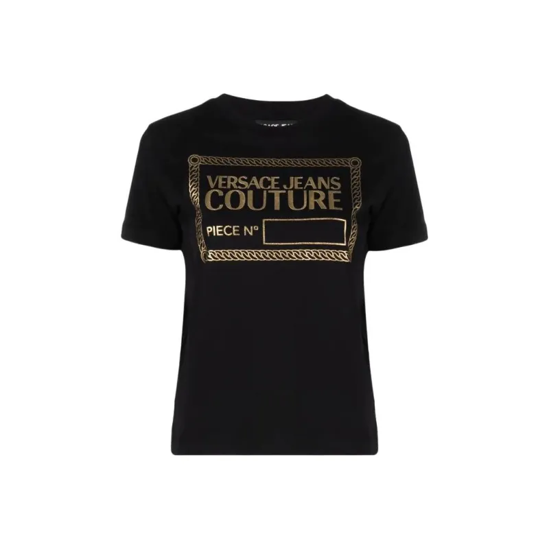 VERSACE JEANS COUTURE SS22 T Shirt Women's Black-0