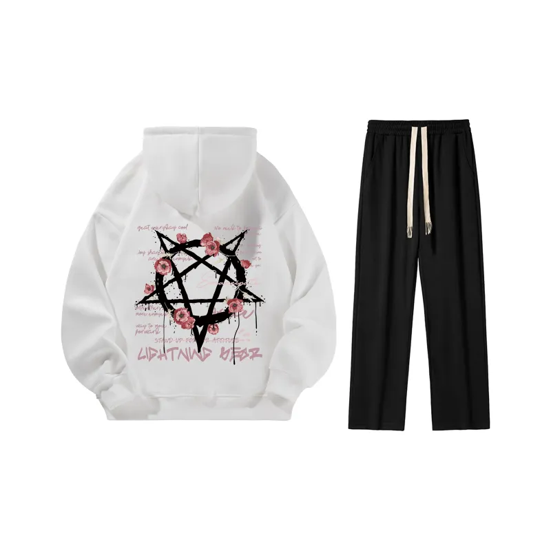 LIGHTNING BEAR Sweatshirt Set Unisex-2