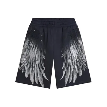 TCH Casual Shorts Unisex Black Base With Silver Logo
