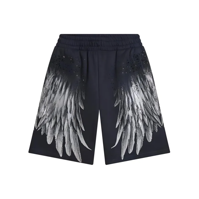 TCH Casual Shorts Unisex Black Base With Silver Logo-0