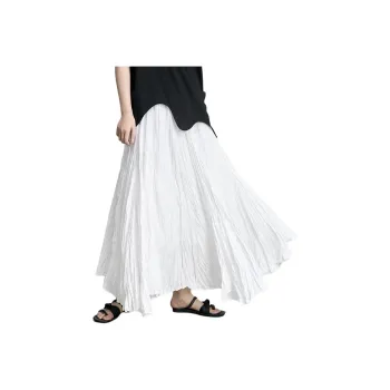LUYUSHANYU Skirts Unisex White