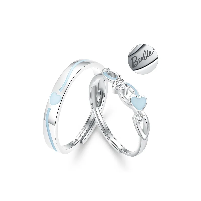 Barbie Synthetic Cubic Zirconia Rings Unisex-0