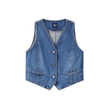 GAP Tank Tops Women's Denim Blue