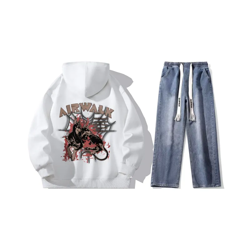 Airwalk Sweatshirt Sets Unisex-12