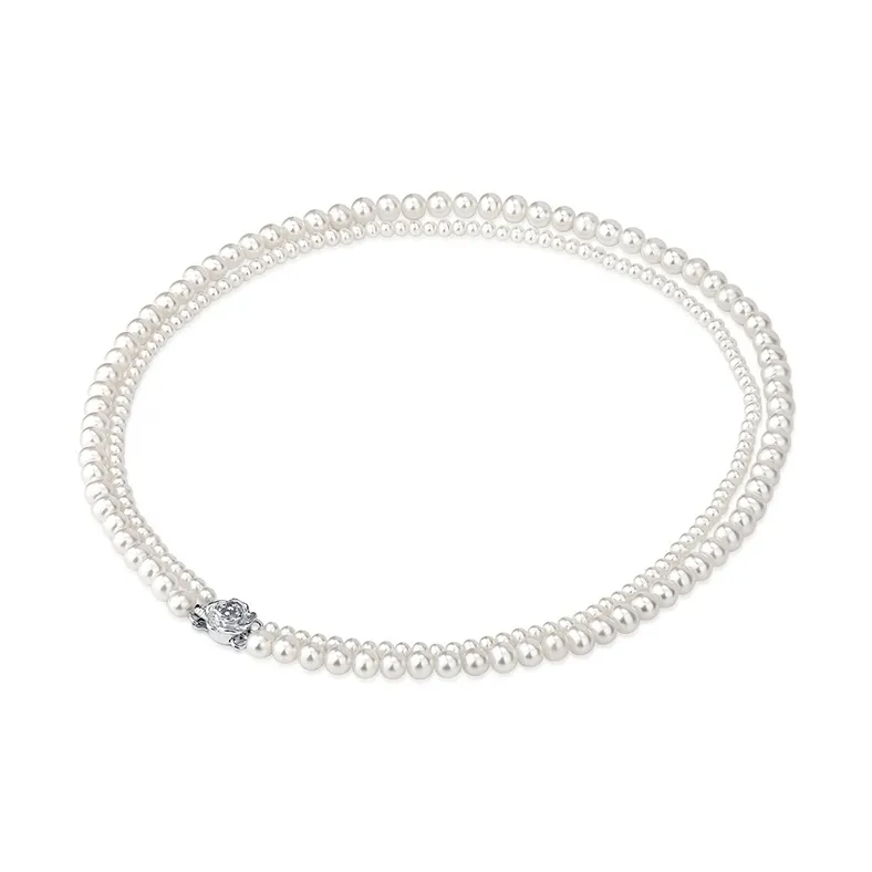 Lao Feng Xiang Pearl Necklaces Women's-4