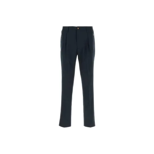 ETRO Pressed Crease Pleated Trousers