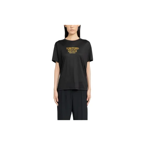 TOM FORD Logo Printed Crewneck T Shirt