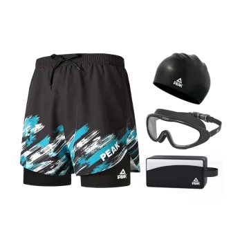 PEAK Swim Equipment Set Beach Hot Spring Unisex Black