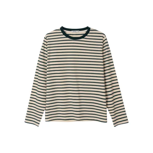 FAWENXIANGZI T Shirt Women's Jasper/Apricot Interval
