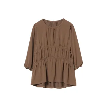 Beams T Shirts Women's Brown