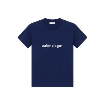 Balenciaga T Shirt Women's Purple Blue