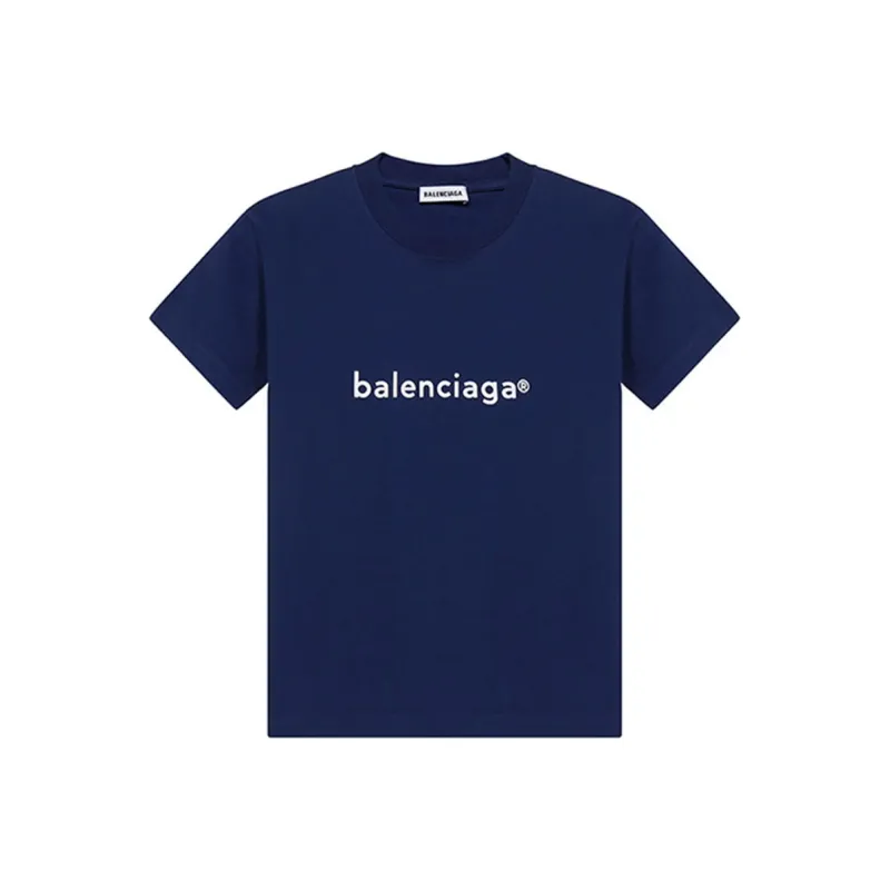 Balenciaga T Shirt Women's Purple Blue-0